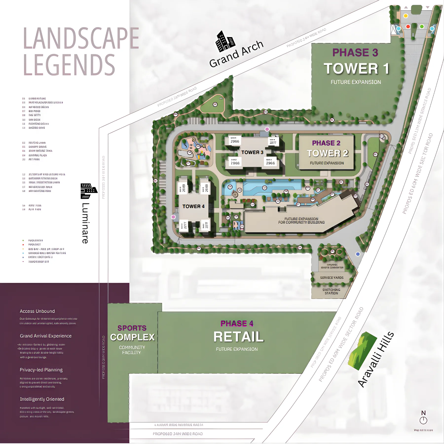 SOBHA Crescent Master Plan - Premium Residential Golf Course Extension Road